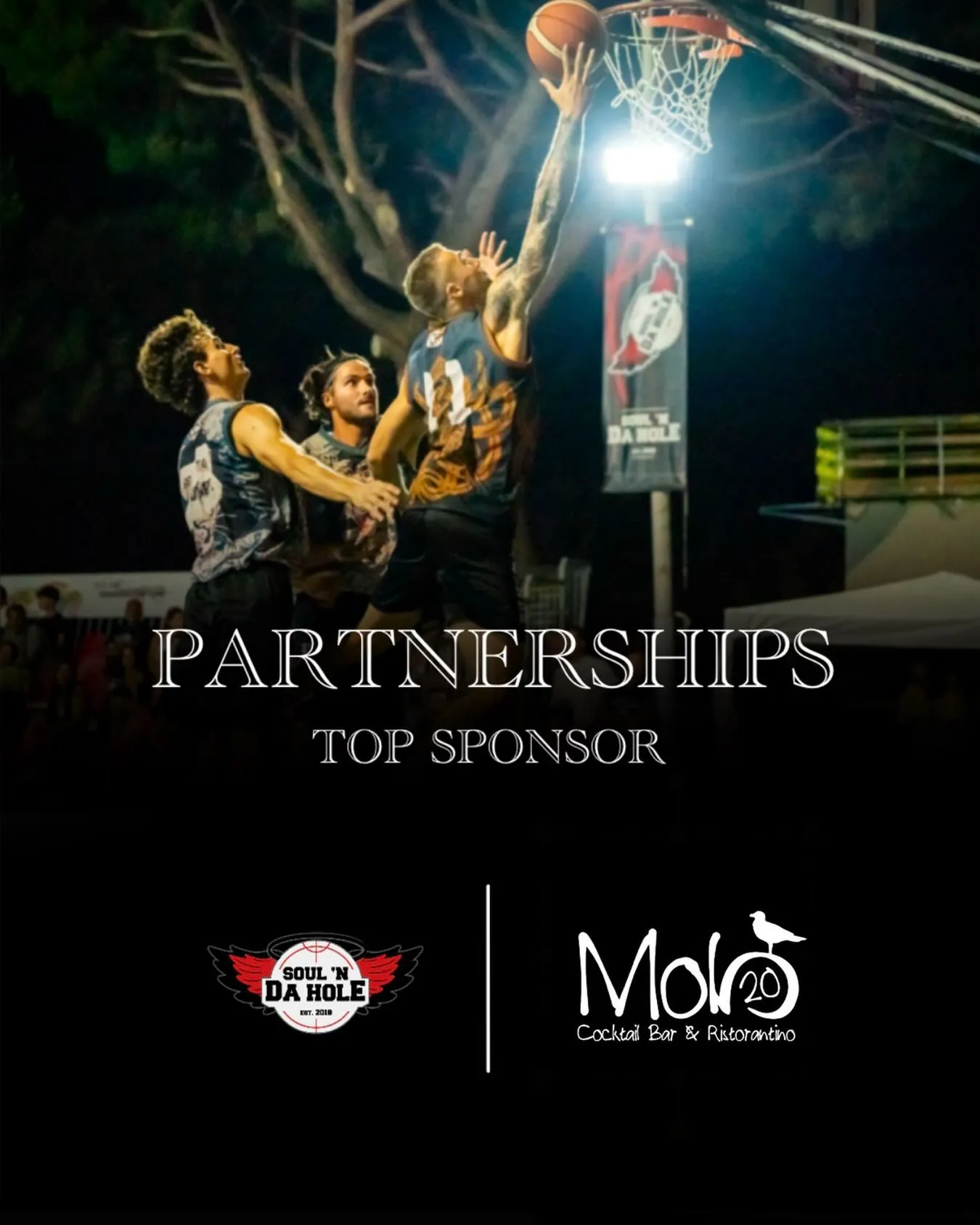 Top sponsor: Molo 20 — Cocktail Bar & Ristorantino