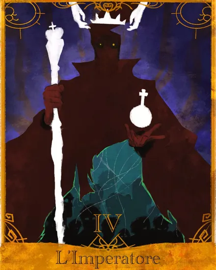 IV · L'Imperatore — carta dei tarocchi