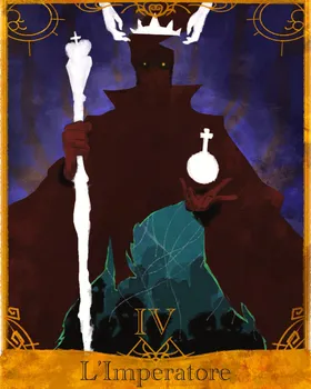 IV · L'Imperatore — carta dei tarocchi