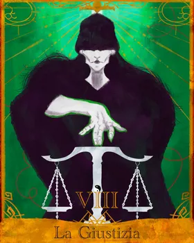 VIII · La Giustizia — carta dei tarocchi